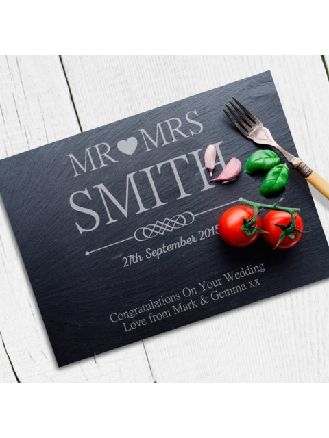 Personalised Wedding Slate Personalised Wedding Slate