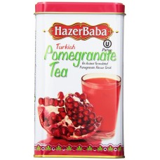 Hazer Baba Turkish Pomegranate Tea 250g TIN - Instant Granulated Apple Flavour Drink