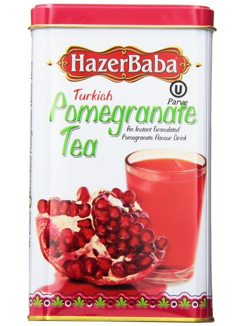 Hazer Baba Turkish Pomegranate Tea 250g TIN - Instant Granulated Apple Flavour Drink