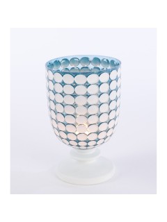 13X21CM GLASS CANDLE HOLDER
