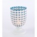 13X21CM GLASS CANDLE HOLDER