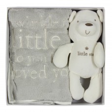 Bambino Bear & Blanket Set - Twinkle Twinkle