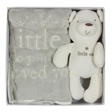 Bambino Bear & Blanket Set - Twinkle Twinkle